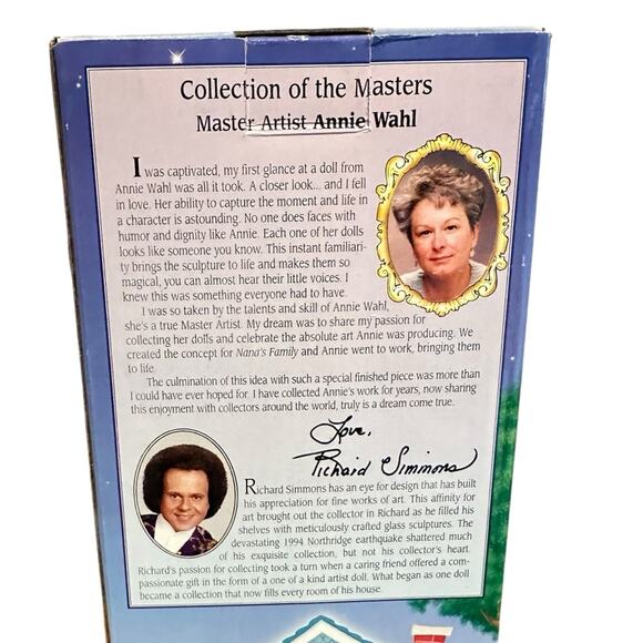 Vintage 2000 Richard Simmons Nana's Family Uncle Jake 11 inch Resin Doll - Picture 14 of 16